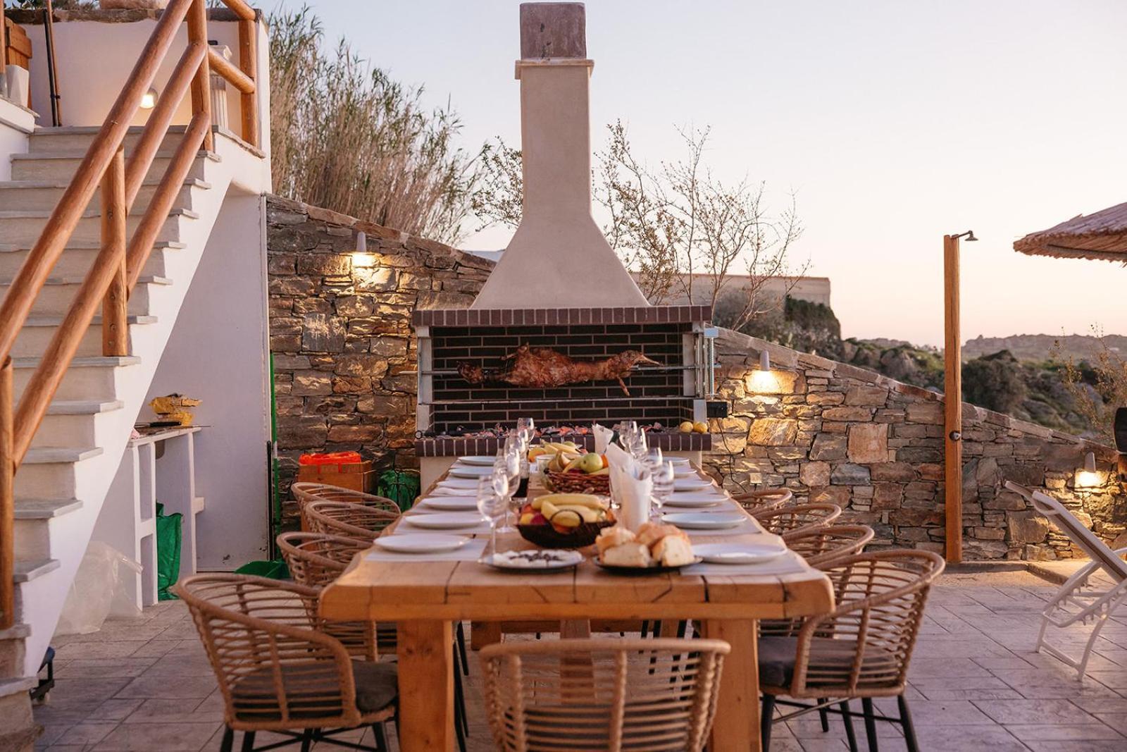 Villa Papa Glinado Naxos Экстерьер фото
