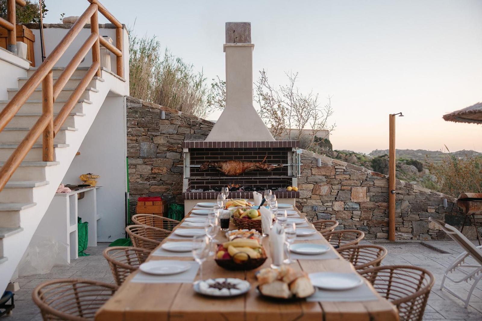Villa Papa Glinado Naxos Экстерьер фото