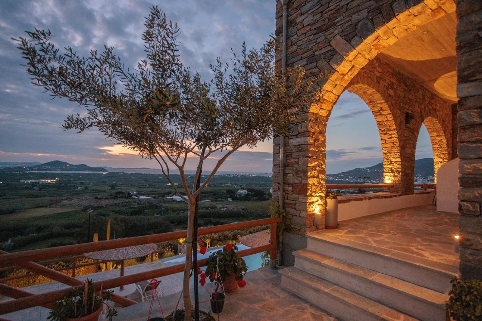 Villa Papa Glinado Naxos Экстерьер фото