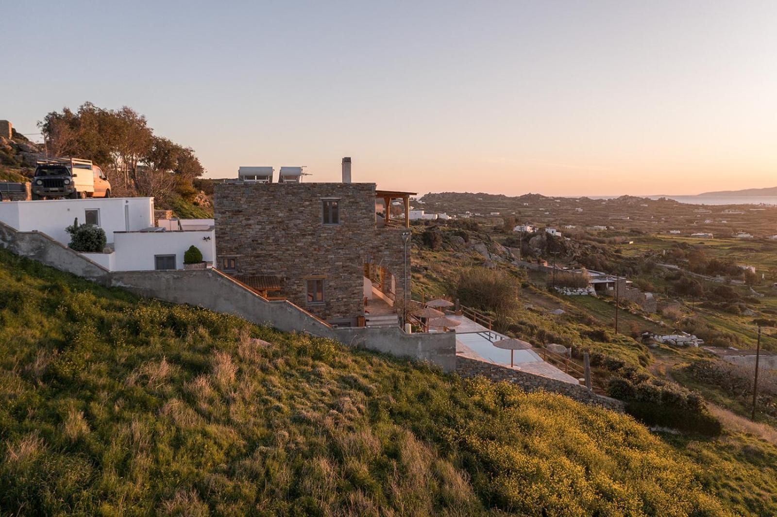 Villa Papa Glinado Naxos Экстерьер фото