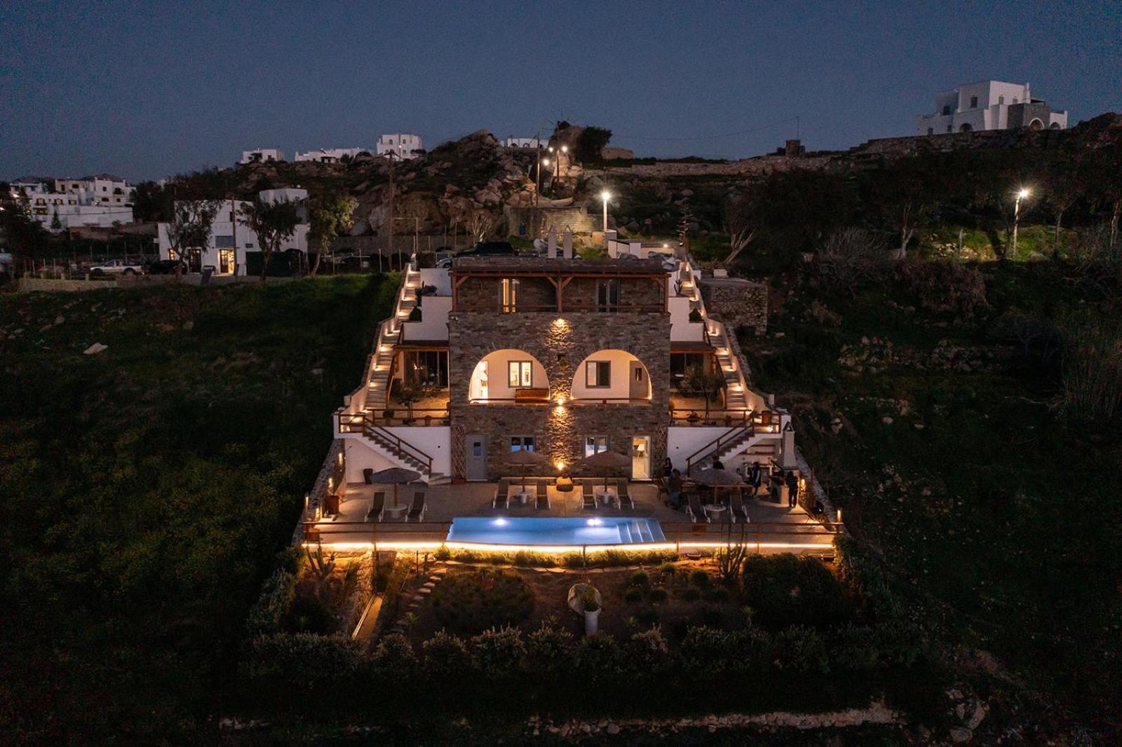 Villa Papa Glinado Naxos Экстерьер фото